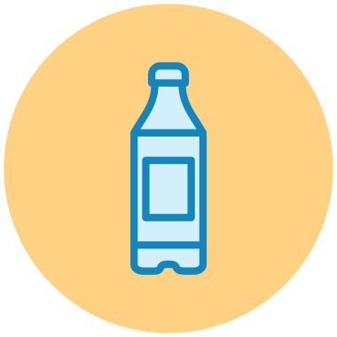 Bira şişesi. Basit resimleme