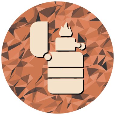 Modern simge işaretinin vektör illüstrasyonu.