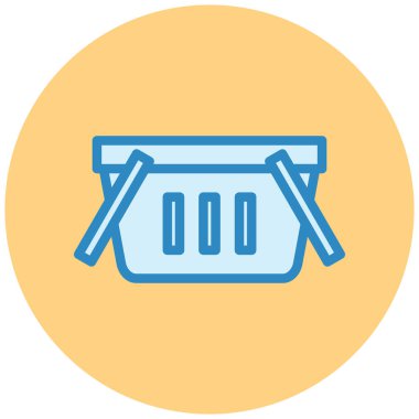 Alışveriş. Web simgesi basit illüstrasyon