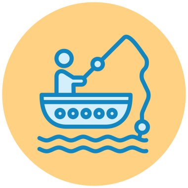 Tekne. Web simgesi basit illüstrasyon