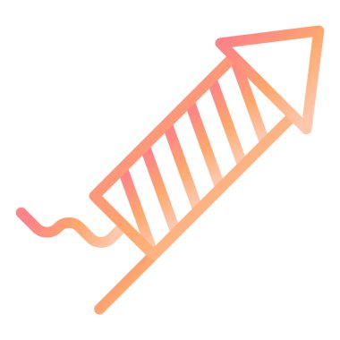 Havai fişekler modern ikon vektör çizimi 