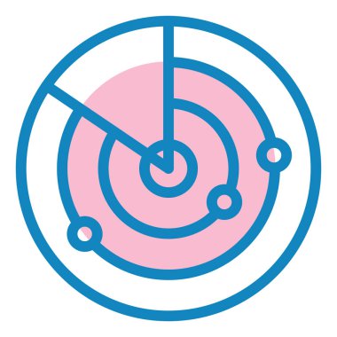 Hedef. Web simgesi basit illüstrasyon