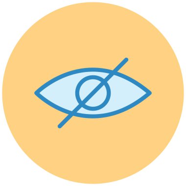 Göz. Web simgesi basit tasarım