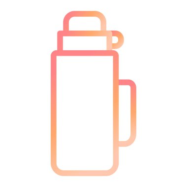 Termos Matarası modern ikon vektör çizimi