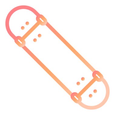 Bir kaykayın vektör illüstrasyonu