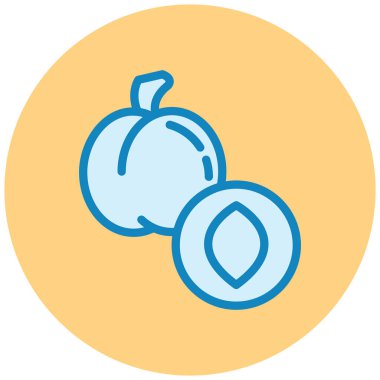 Balkabağım. Web simgesi basit illüstrasyon