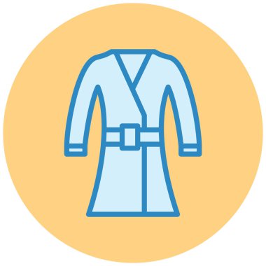 Elbise. Web simgesi basit illüstrasyon