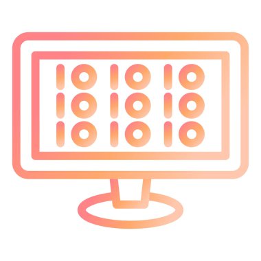 Şifreleme modern simge vektör çizimi 