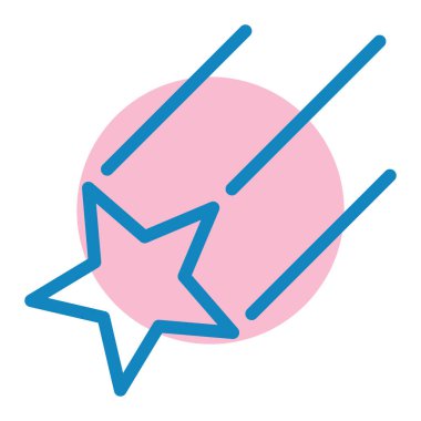 Yıldız. Web simgesi basit illüstrasyon