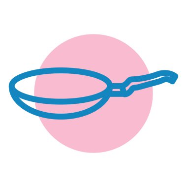 Pan modern simgenin vektör illüstrasyonu