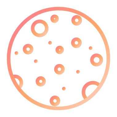 ay simge, basit vektör çizim