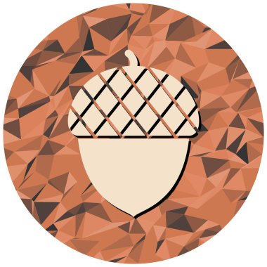 Tek bir simgenin vektör illüstrasyonu