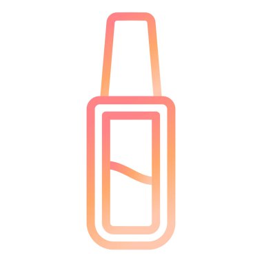 Tırnak cilası ikon vektör illüstrasyonu