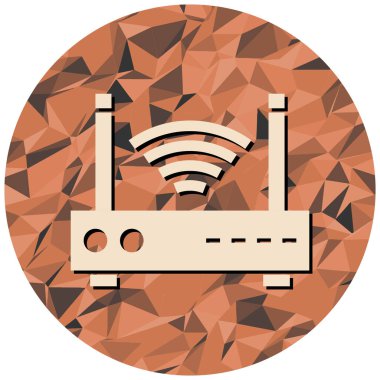 Modern ve teknoloji simgesinin vektör illüstrasyonu