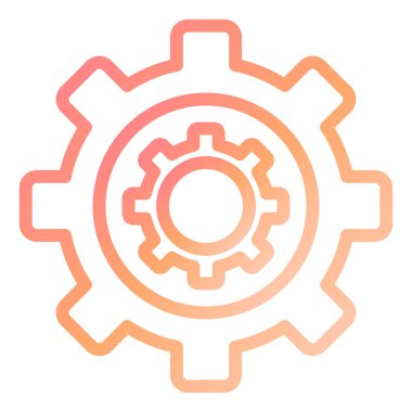 Mekanizma modern simge vektör çizimi 