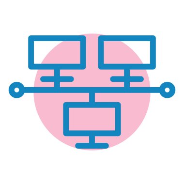 ağ paylaşımı. Basit resimleme