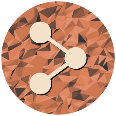 Paylaş. Web simgesi basit tasarım