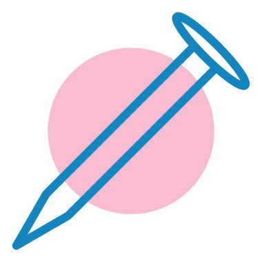 Çivi. Web simgesi basit illüstrasyon