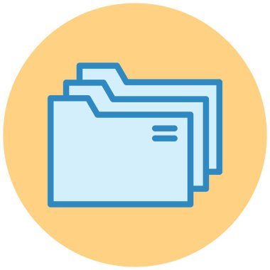 Dosya. Web simgesi basit illüstrasyon