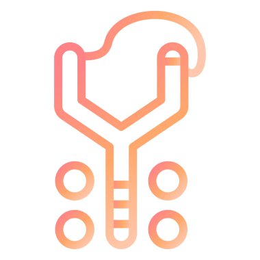 Sapan modern ikon vektör illüstrasyonu 