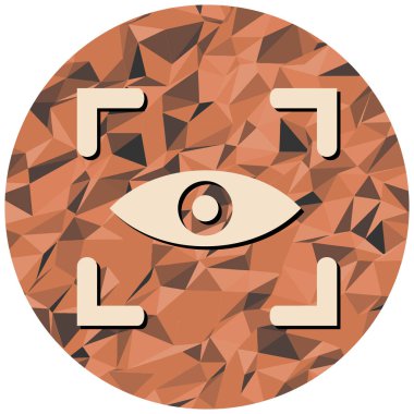 Göz simgesi, vektör illüstrasyonu