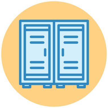 Kitaplar. Web simgesi basit illüstrasyon