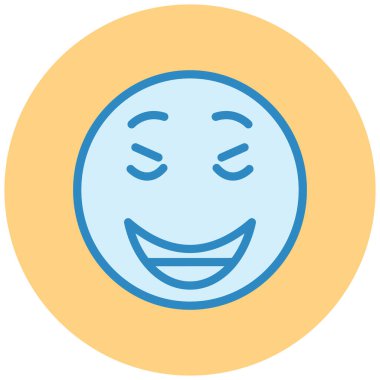 emoji. Web simgesi basit illüstrasyon