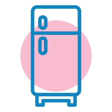 buzdolabı vektör simgesi çizimi