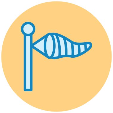 Bayrak. Web simgesi vektör illüstrasyonu