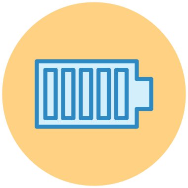 Pil. Web simgesi basit illüstrasyon