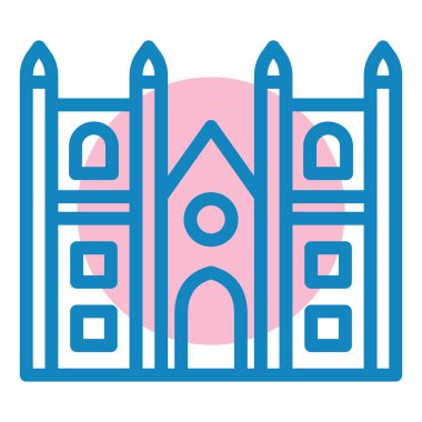 Bina. Web simgesi basit tasarım