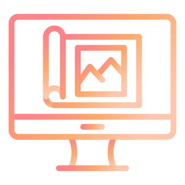 modern simge vektör illüstrasyonu 