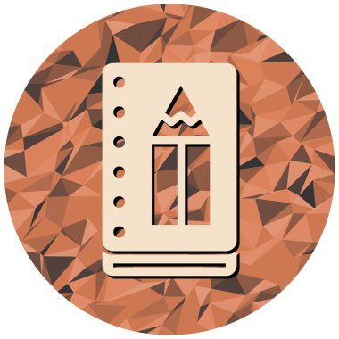 Resimli bir kalem simgesinin çizimi