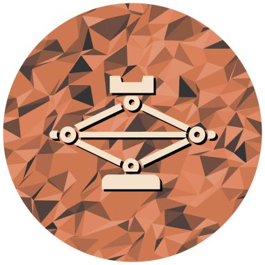 Basit vektör illüstrasyonu, web simgesi 