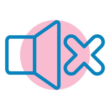 Ses. Web simgesi basit illüstrasyon