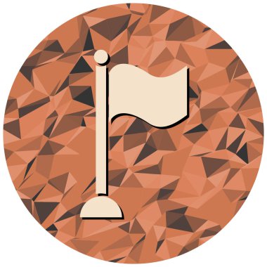 flag icon. trendy flat style