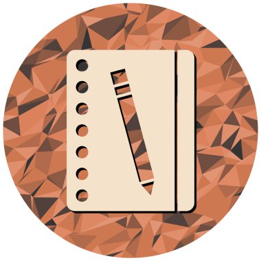 Basit vektör illüstrasyonu, web simgesi 