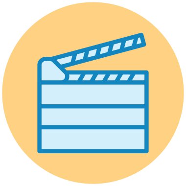 Çırpma tahtası. Web simgesi basit illüstrasyon