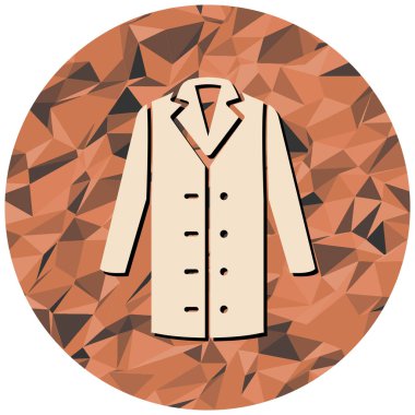 moda ceket vektör simgesi