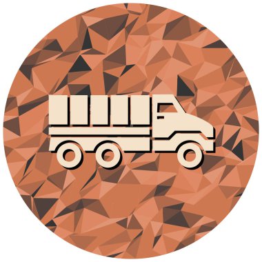 Bir kamyonun vektör çizimi