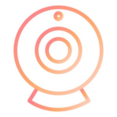 Webcam modern ikon vektör illüstrasyonu 