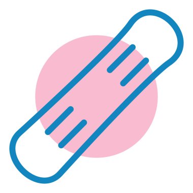 Havlu. Web simgesi basit illüstrasyon