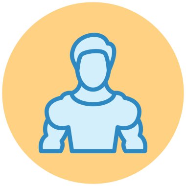 avatar. Web simgesi basit illüstrasyon