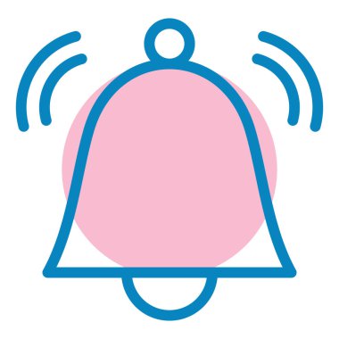 Çan simgesi vektör illüstrasyonu