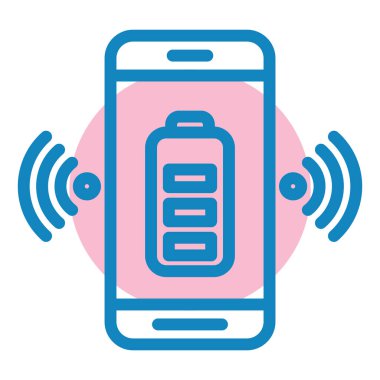 cep telefonu ikonu vektör illüstrasyonu