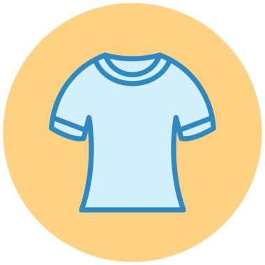 Tişört. Web simgesi basit illüstrasyon