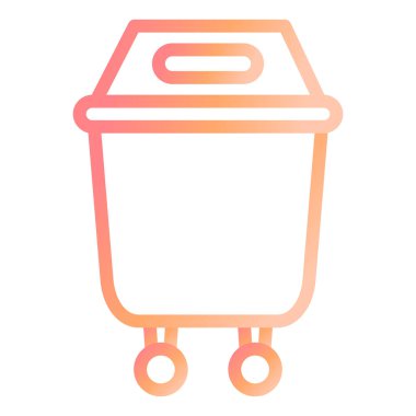 Çöp Kutusu modern simge vektör illüstrasyonunu geri dönüştür 