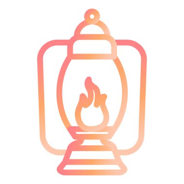 Fener modern simge vektör illüstrasyonu 