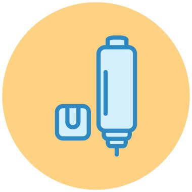 Pil. Web simgesi basit illüstrasyon