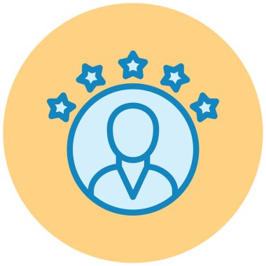 kullanıcı. Web simgesi basit illüstrasyon